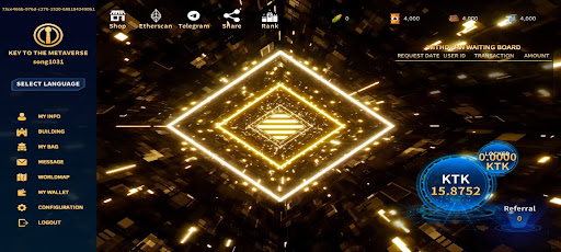 KTK Mining App Screen 3