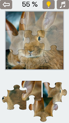 ジグソーパズル：ウサギのおすすめ画像2