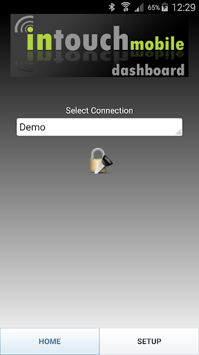 Android application Intouch Dashboard screenshort