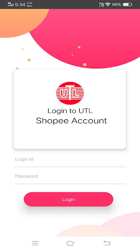 Android application UTL Shoppe screenshort