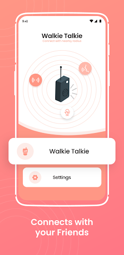 Walkie talkie Push To Talk