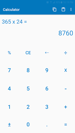 Android application Calculator - Simplicity screenshort