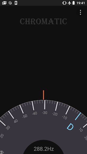 Android application Chromatic Tuner screenshort