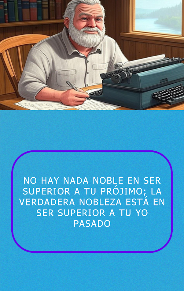 #2. Ernest Hemingway frases (Android) Podle: Antonio Cano Fernandez