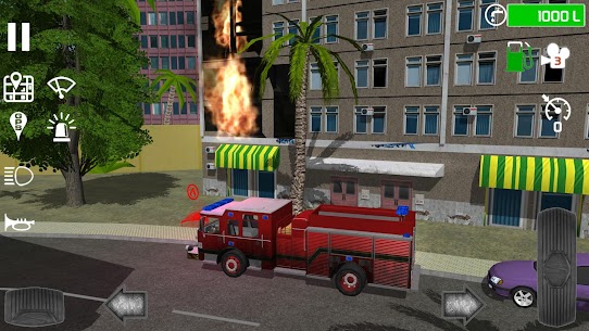 Fire Engine Simulator MOD (Unlimited Money) 2