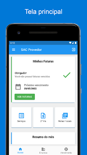 SAC Provedor Screen 2
