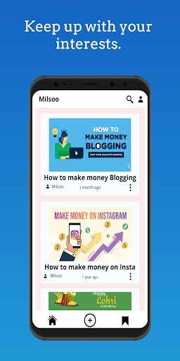 Android application Milsoo screenshort
