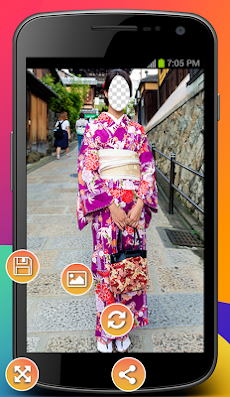 Japanese Kimono Photo Montageのおすすめ画像3