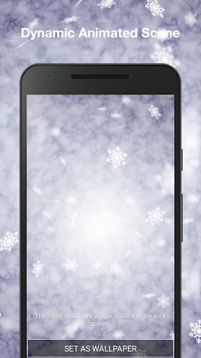 Winter Snow Live Wallpaper Screen 2