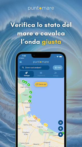 Android application Punto Mare screenshort