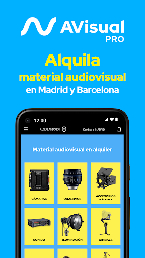 Android application AVisual PRO screenshort