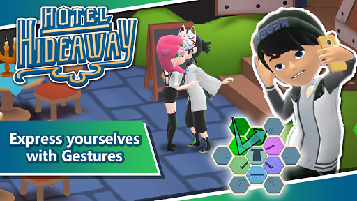 Code Triche Hotel Hideaway - Simulateur de Vie Sociale et Chat APK MOD 5