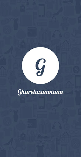 Android application gharelusaamaan screenshort