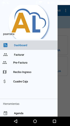Android application AccountLogic screenshort