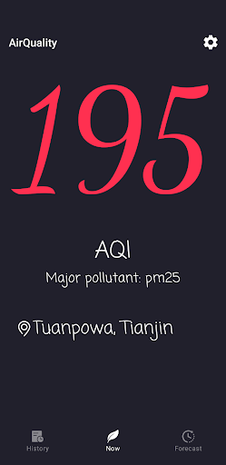 Android application AirQuality screenshort