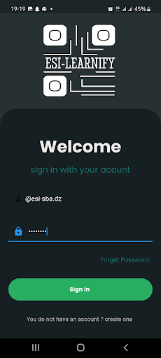 Android application Esi-learnify screenshort