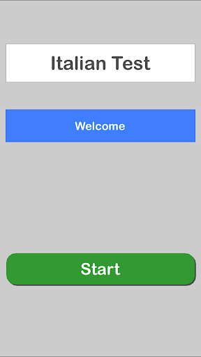 Android application Italian Test screenshort