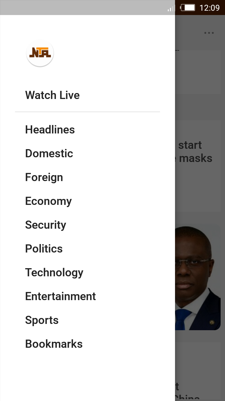 Android application NTA News screenshort