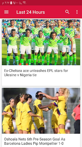 Latest Nigeria Sports News Screenshot 1 - AppWisp.com