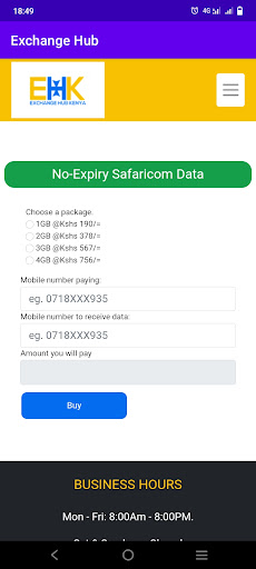 Exchange Hub Kenya - EHK Screen 2