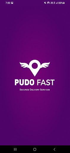 Android application PUDO FAST Secured Delivery screenshort