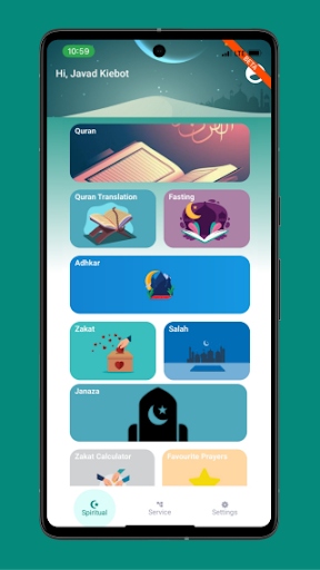 Android application Hayathy screenshort
