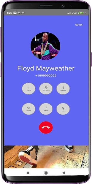 Captura de Pantalla 14 Floyd Mayweather boxer  Call Video (fake) android