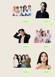 Screenshot 6 K-POP Stickers android