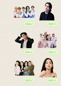 Captura de Pantalla 6 K-POP Stickers android