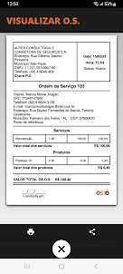 OS10 - Ordem de Serviço