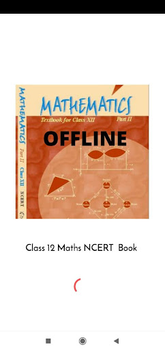 Android application Class 12th Maths Ncert Book screenshort