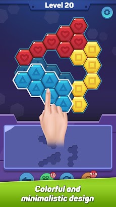 Hexagon Block Puzzleのおすすめ画像3
