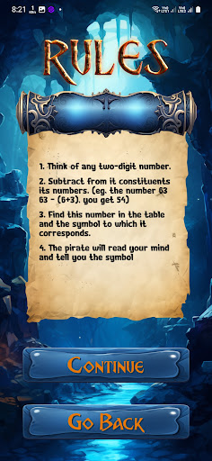 Pirates Guess Screen 2