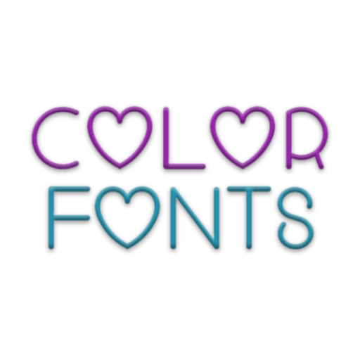 Color Fonts Message Maker  Icon