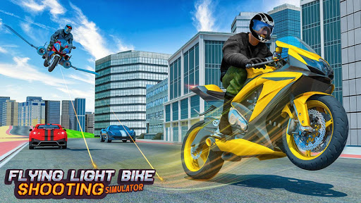 Flying Light Bike Shooting Simulator