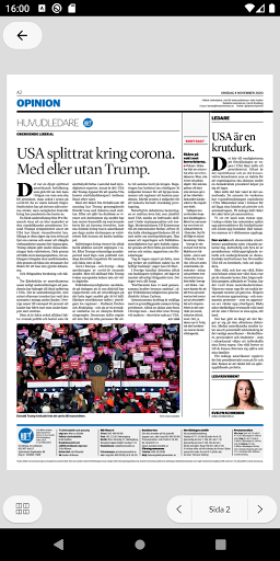 HD E-tidning Screen 3