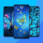 Cover Image of ดาวน์โหลด Blue Butterfly Wallpaper  APK