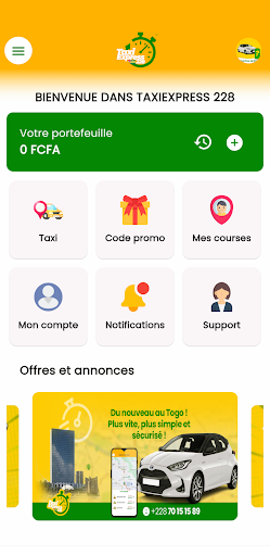 Android application Taxi Express 228 screenshort