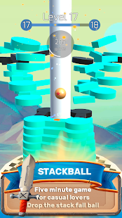 The Stack Tower : Ball Fall game 3d stick blocks ☄