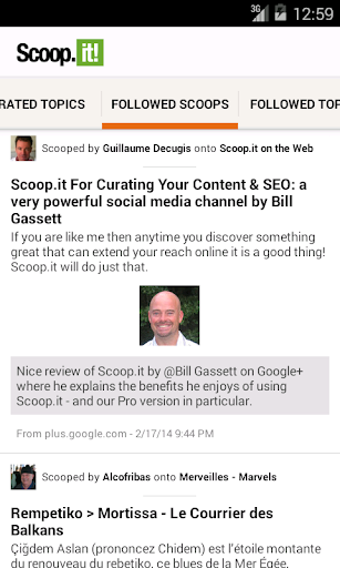Scoop.it Screen 2