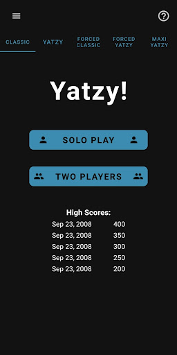 Android application Yatzy! Collection - Classic Di screenshort