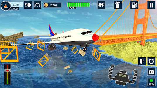 Plane Simulator Crash Landing