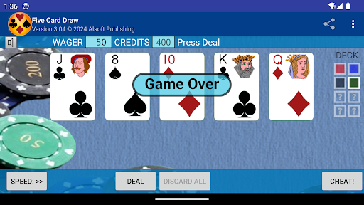 Five Card Draw Poker 4