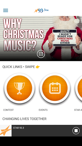 Android application STAR 93.3 FM Radio screenshort