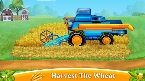 収穫 土地 農場 - トラクター ゲームのおすすめ画像1