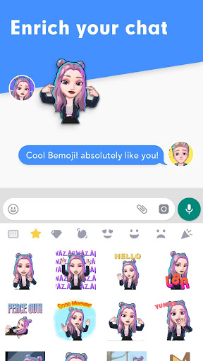 3d Avatar Creator Emoji Maker Keyboard Bemoji Apps Bei Google Play
