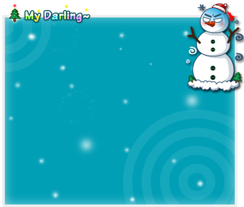 Android application MyDarling Snowman theme screenshort