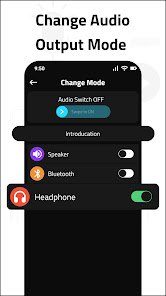 Captura 8 Audio Switch : Output Changer android