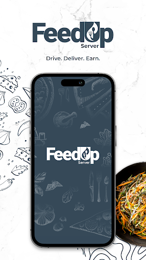 Android application FeedUp Server - Deliver & Earn screenshort