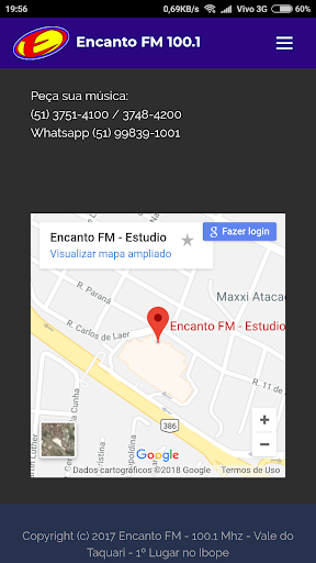 Encanto FM 100.1 Screen 3